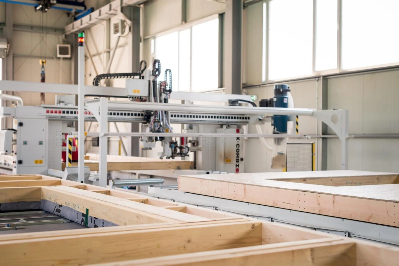 Automated Timber Frame panel production at ERGIO