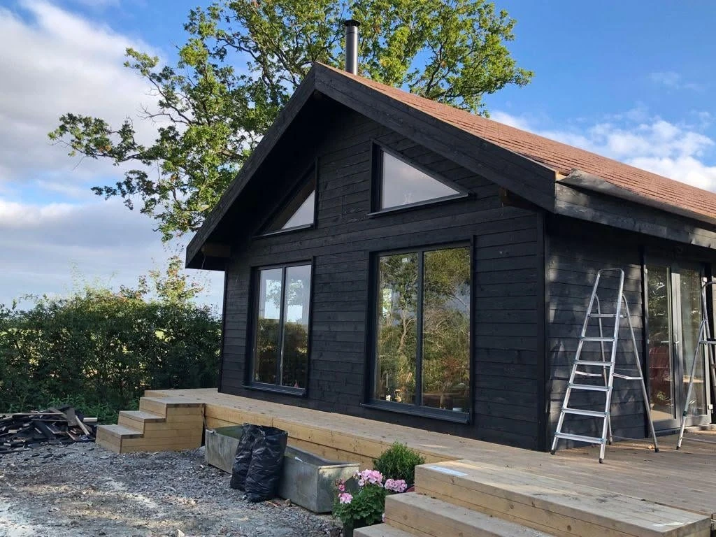 Gable elevation of the Ashford timber residence