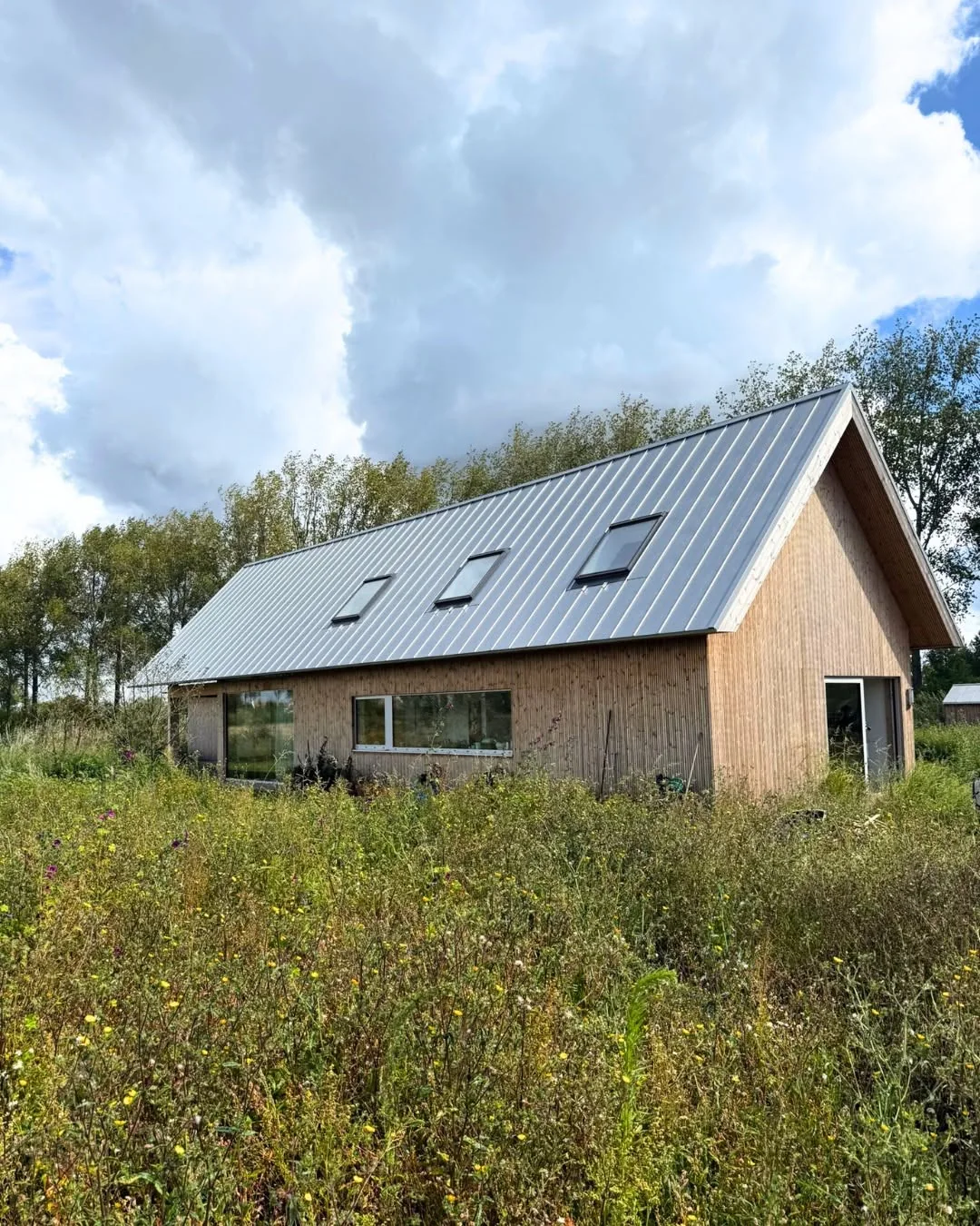Completed Post and Beam residence in the Netherlands