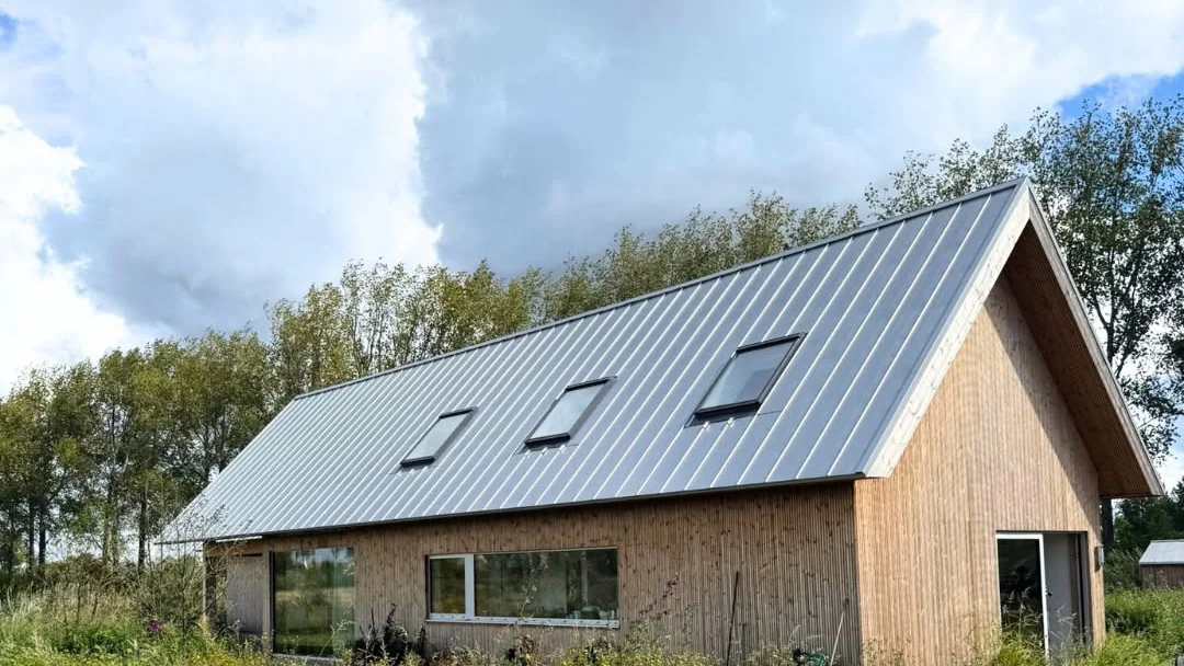 Completed Post and Beam residence in the Netherlands