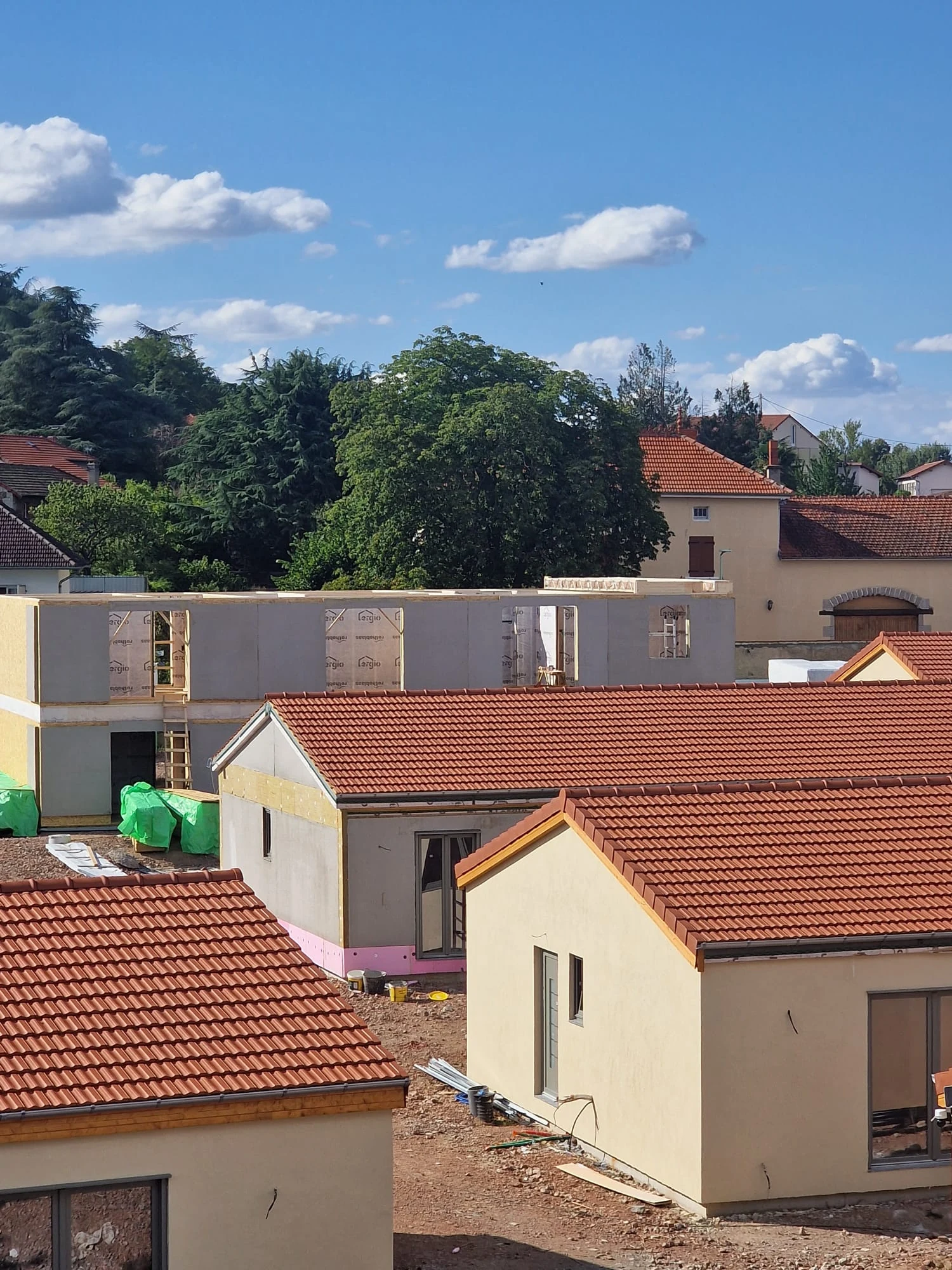 Multi-unit timber development progressing through phased construction