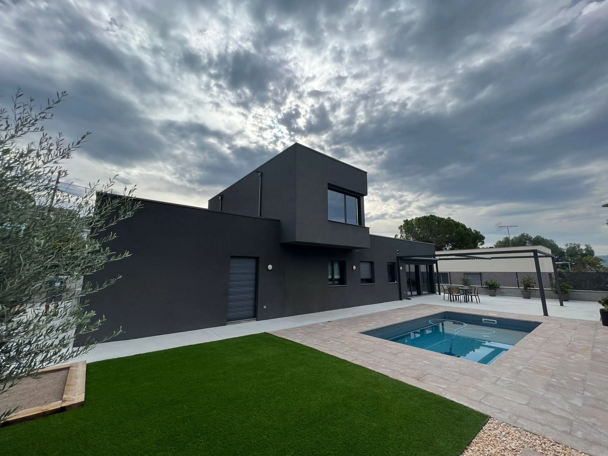 San Vincent de Castellet completed Timber Frame residence in Spain