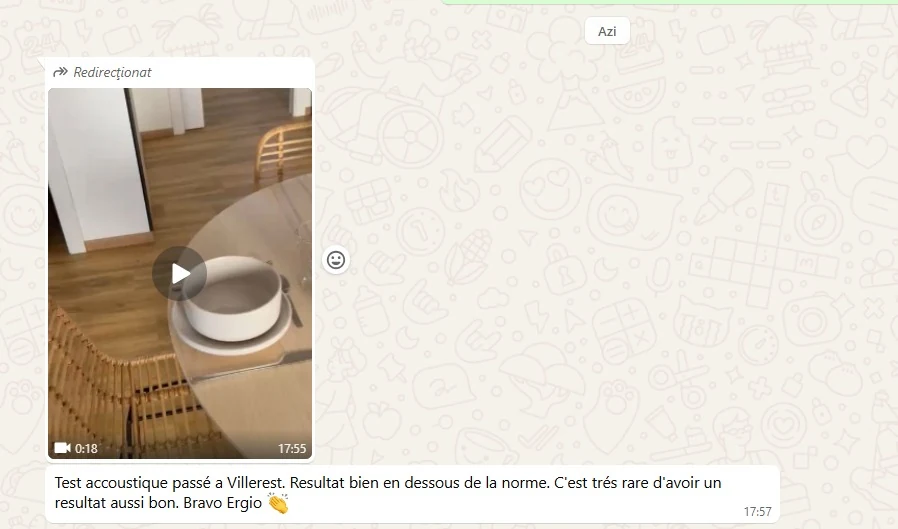 Village Seniors 1 France client message screenshot