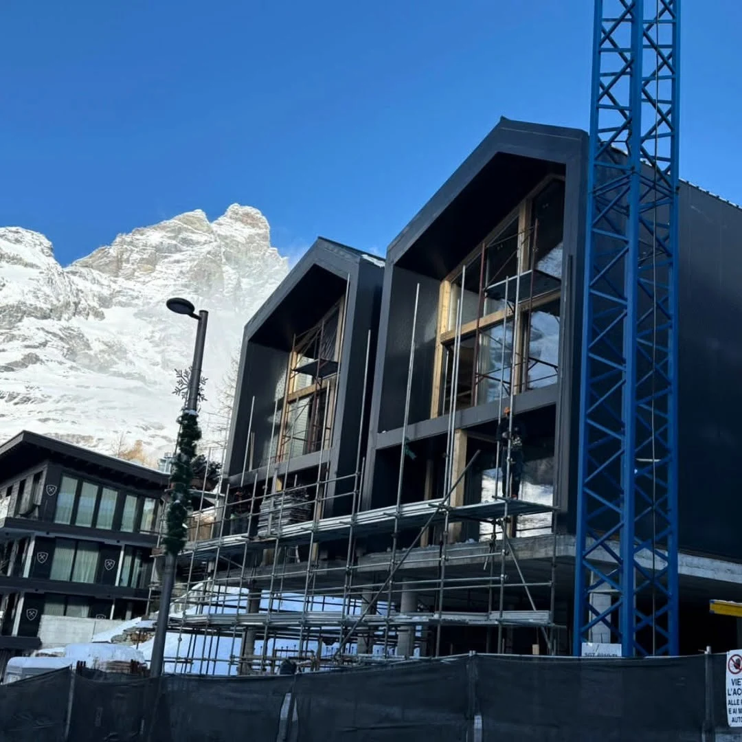 Advanced exterior view of the Valle d’Aosta hotel complex