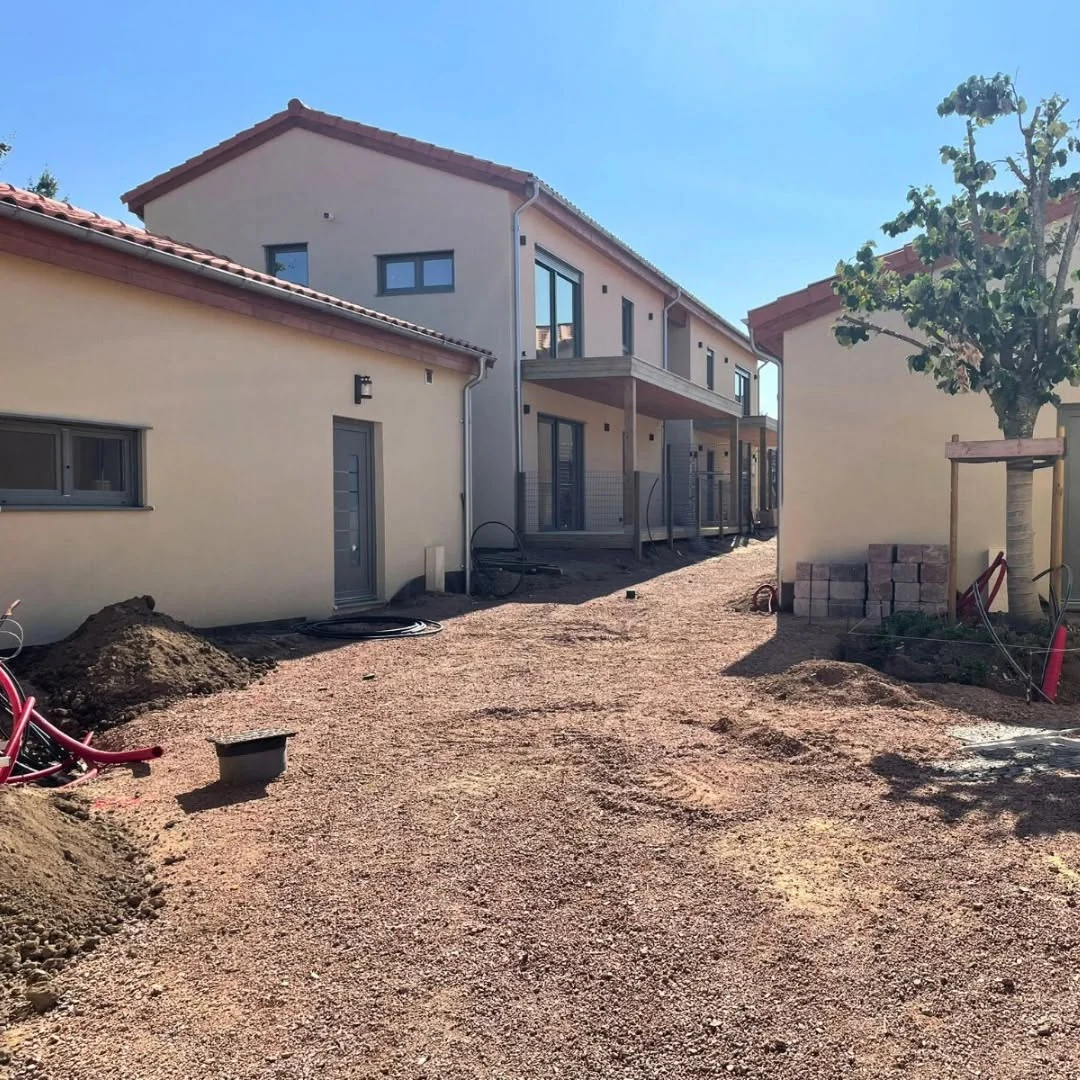 Village Seniors 1 buildings during exterior site works